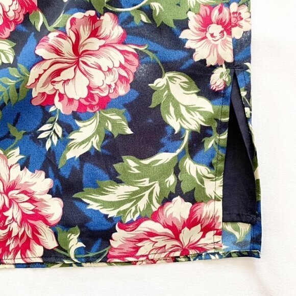 LOFT knee-length floral stretch skirt - Picture 2 of 8